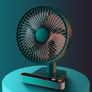 Ventilatore USB Testa Regolabile Batteria Ricaricabile Diverse Colorazioni Aria Fredda Materiale Plastica-INTERIOR DREAM DESIGN