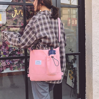 Zaino Borsa Studenti Scuola Tela Tasche Esterne - INTERIOR DREAM DESIGN