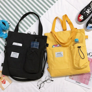 Zaino Borsa Studenti Scuola Tela Tasche Esterne - INTERIOR DREAM DESIGN