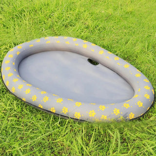 Zattera Galleggiante Piscina D'acqua Galleggiante Gonfiabile Animali Domestici Materiale PVC-INTERIOR DREAM DESIGN
